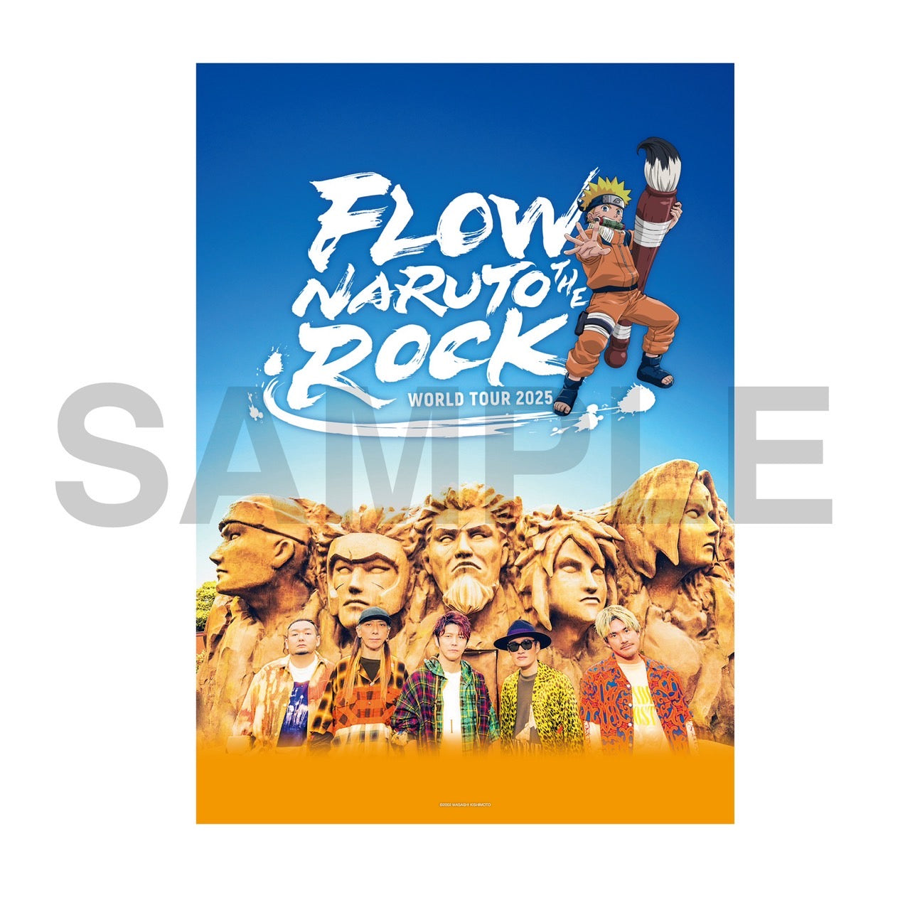 NARUTO THE ROCK Tour Poster