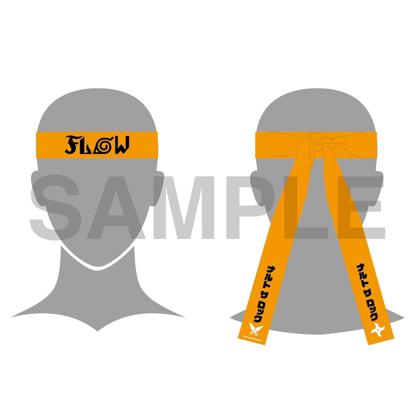 Hachimaki Headband (Orange)